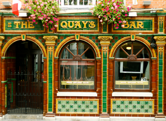 Traditional Irish pub